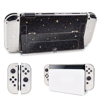Hülle für Nintendo Switch OLED Modell 2021, Glitzer Schutzhülle