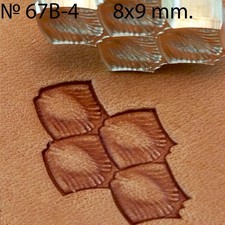 Leather stamp tool for leather craft DIY brass stamp 67B4 - snakes's scale
