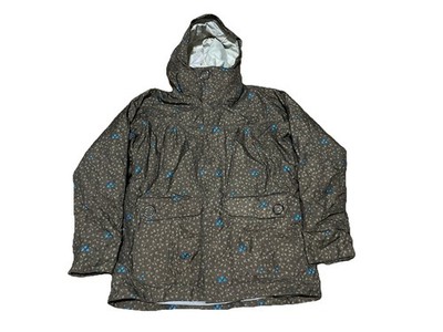 Bonfire Gold Womens Size Large Green Brown Floral Snowboard Jacket