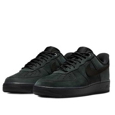 Men  s Size 9 Nike Air Force 1  07 WB Black Nubuck CJ9179-001  No Lid 