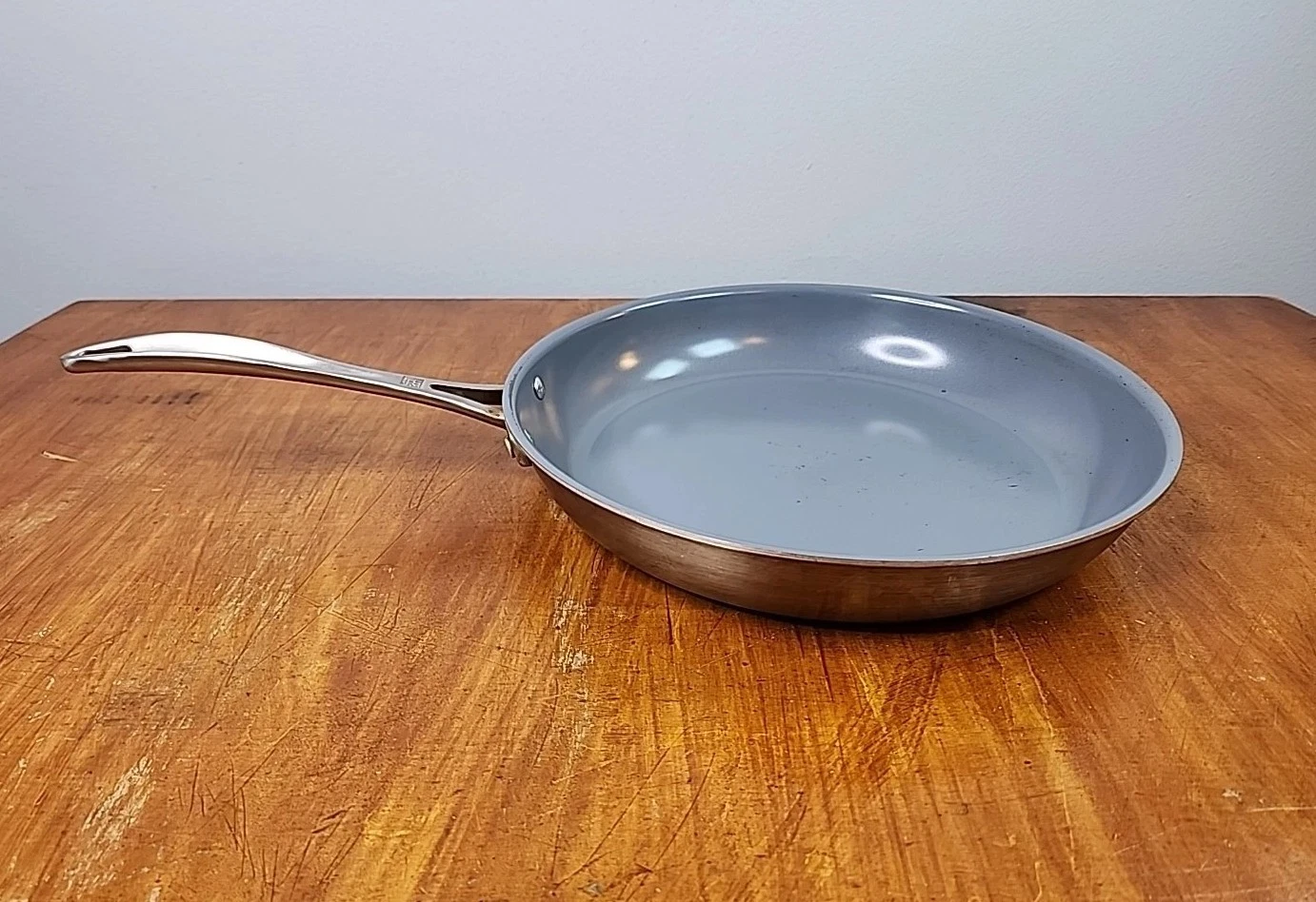 Zwilling JA Henckels 12" Fry Pan Ceramic Stainless Steel 18/10 3-Ply Induction