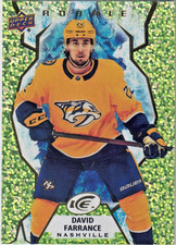 2021-22 Upper Deck Ice #115 David Farrance Rookie Green