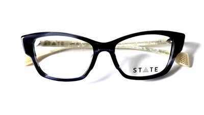 STATE ADA SMOKE WISTERIA FULL RIM UNISEX AUTHENTIC DESIGNER EYEGLASSES 51-16-140