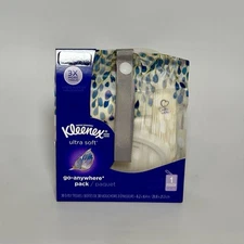 NEW Lot of 50 Kleenex Go Anywhere Clip On Packs 3-Ply 30 Tissues  *Discontinued*