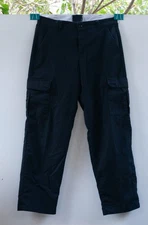Lot of 2 - Red Kap Cargo Work Pants Black Size W 32 L 32