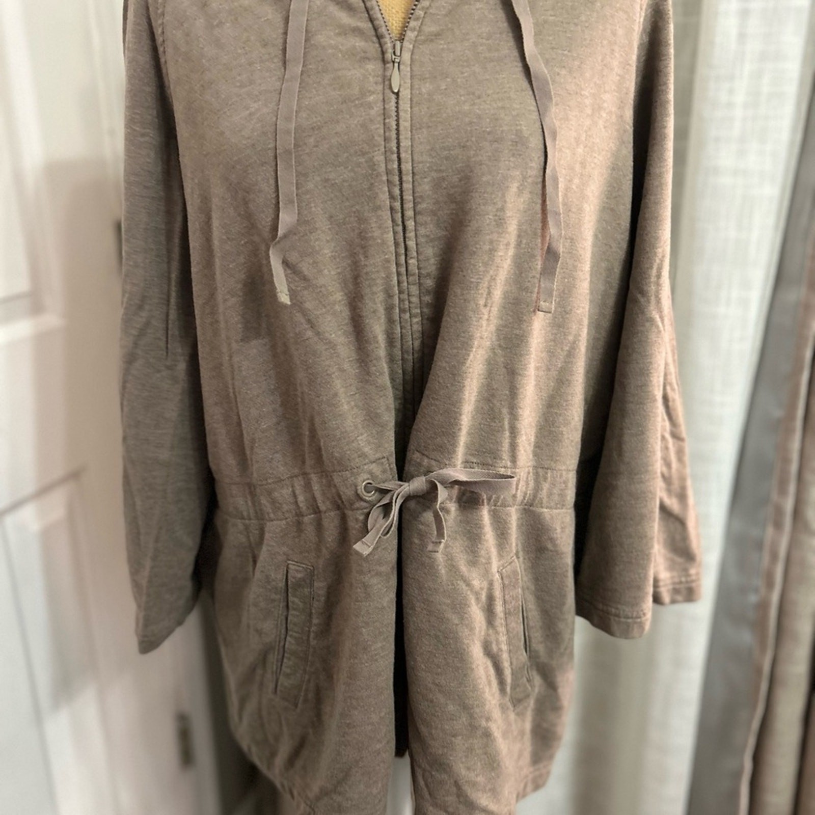 J. Jill Women's Utility Jacket in Taupe