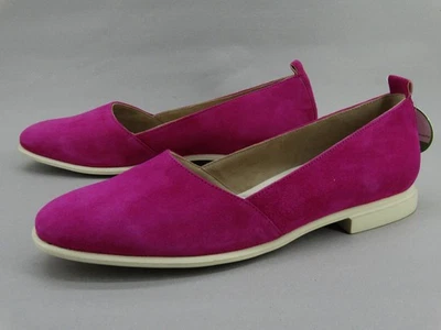 Paul Green Slipper Ballerine Mokassins Chaussures Cuir Rose Gr 38,5 UK 5,5 - Photo 1/4