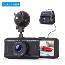 Campark Both 1080P Dual Dash Cam Front and Rear Car Camera Taxi Night Vision