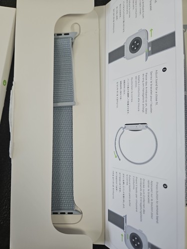 NEW Original Blue Cloud Apple Watch Sport Loop Band 46mm MXKX3AM/A - - Photo 3 sur 4