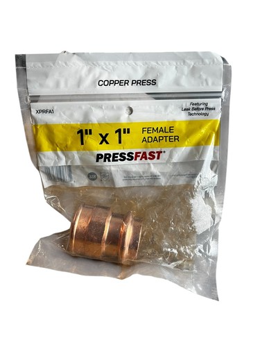 PRESSFAST XPRFA1 Female Adapter 1" x 1" Copper Press Lead Free