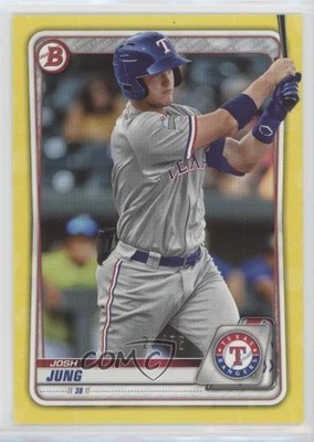 2020 Bowman Prospects Yellow 23/75 Josh Jung #BP-113 04cw