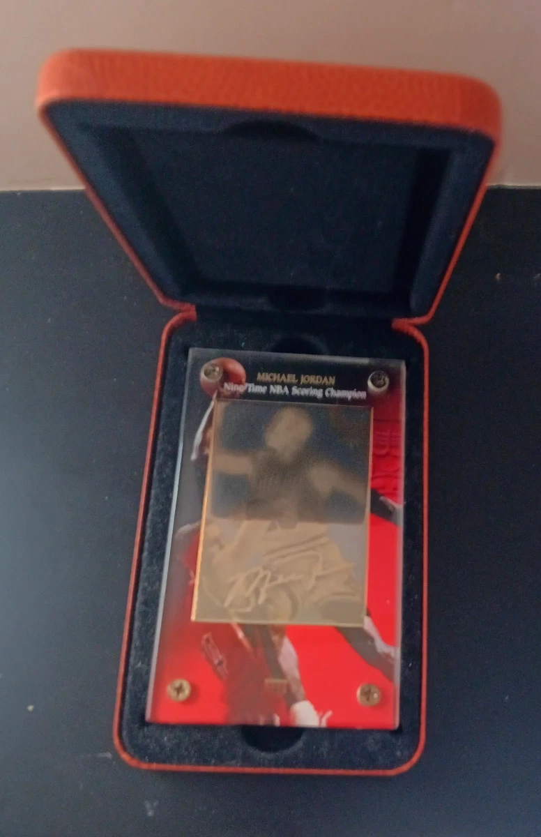 Michael Jordan 24kt Gold Card for sale | eBay