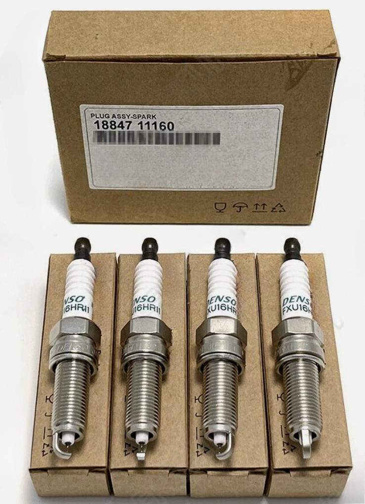 1884711160-Set of 4 Dual Iridium Spark Plug For Hyundai Sonata 2011-2017 Kia K5