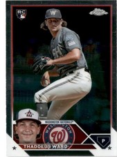 2023 Topps Chrome Update Thaddeus Ward #USC126 Washington Nationals