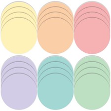 24 Pack Colorful Erase Dots Circles 10.5 Inch Removable Vinyl Spot Dry Erase ...