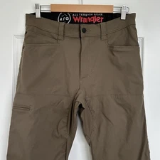 Wrangler ATG All Terrain Gear Mens Pants Actual Sz 32x32 Brown Cliffside Utility