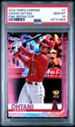 2019 Topps Chrome #1 Shohei Ohtani Pink Refractor PSA 10