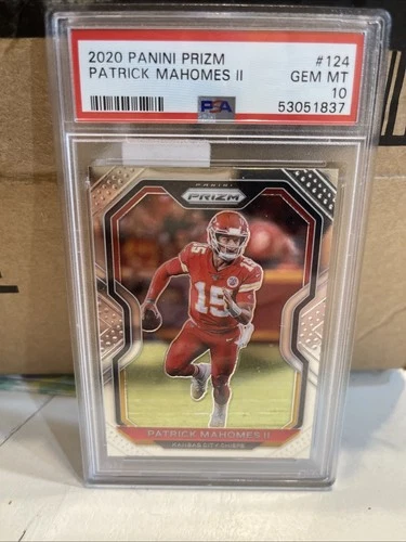 2020 Panini Prizm Patrick Mahomes Il #124 PSA 10