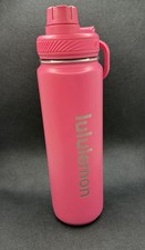 lululemon Pink Stainless Steel Reusable Water...