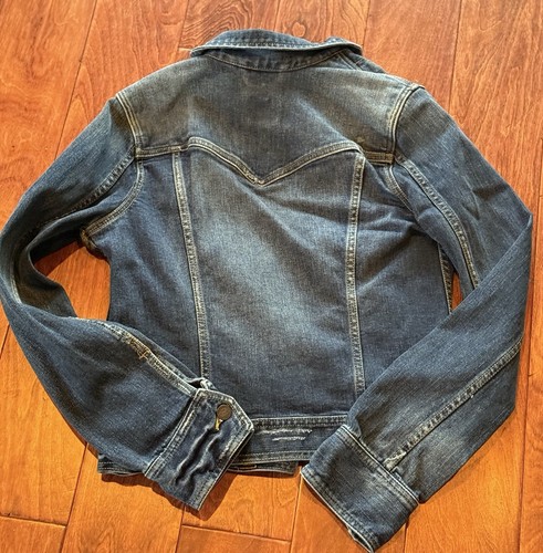 Abercrombie & Fitch Women's Jean Jacket Sz M - Picture 2 of 4