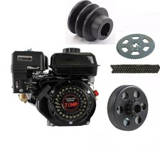 Motor de gasolina Go Kart 7HP OHV 210cc arranque de tracción #35 piñón deriva ATV triciclo