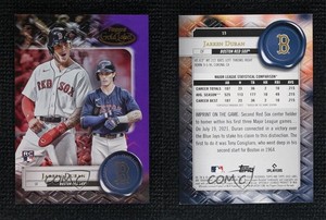 2022 Topps Gold Label Class 1 Purple /99 Jarren Duran #15 Rookie RC
