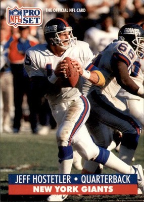 1991 NFL Pro Set Jeff Hostetler #63 (6023)