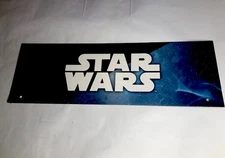 Spirit Halloween Cardboard End Cap Store Display Sign Star Wars 24x8”