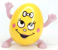Vintage 1990s Easter Unlimited Egg Wind-Up Toy Walking Moving Plastic Figurine