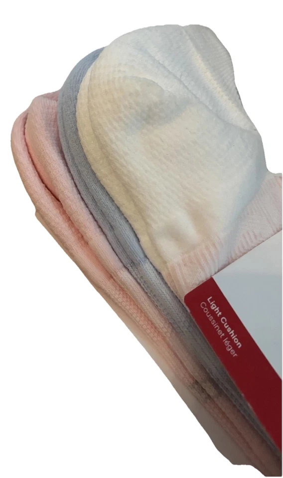 Paquete de 3 calcetines Lululemon Power Stride No Show nuevos con etiquetas $38 - WHT/WNDM/STMI - talla M Foto 2 de 3