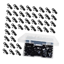 100 Pcs Picture Frame Turn Button Metal Bow Shape with