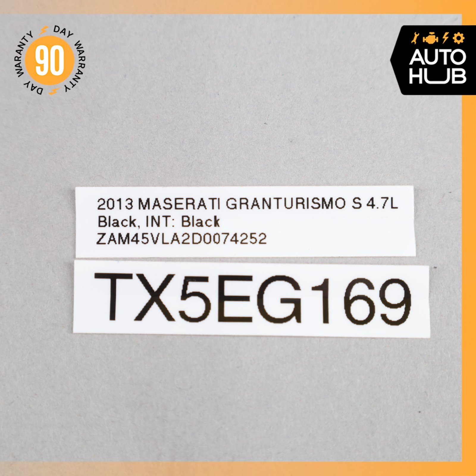 08-19 Maserati GranTurismo M145 Steering Wheel Paddle Shifters Set 261434 OEM