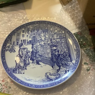 Spode Collector Plate Christmas Blue Room Made In England No 4