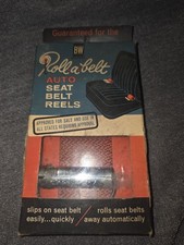 Borg Warner Hot Rod Custom Roll-a-belt Seat Belt Reels Manual Original Box Nos