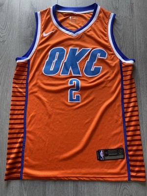 Shai Gilgeous-Alexander OKC Thunder Nike City Edition Trikot Orange Gr. 50 L