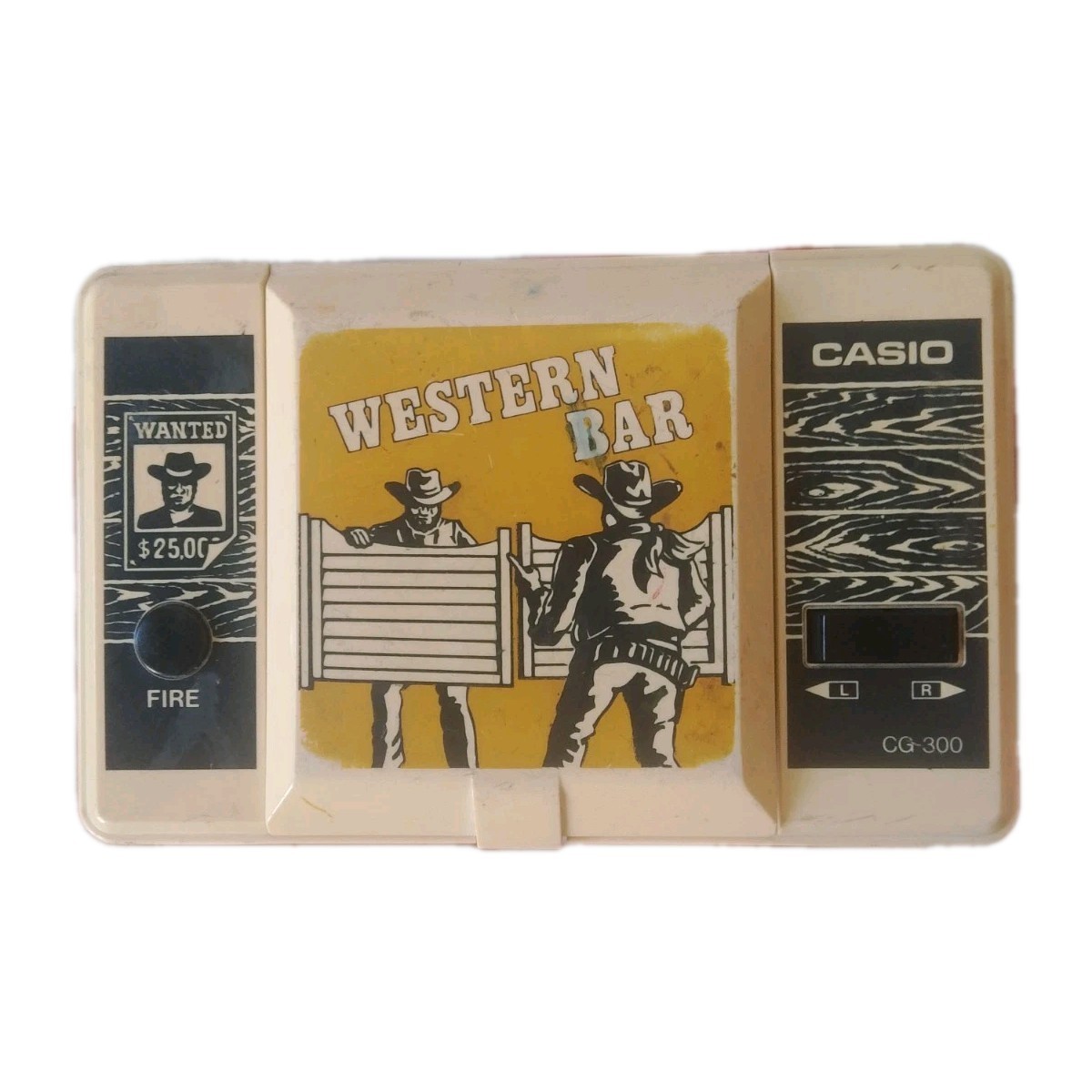 WESTERN BAR CASIO GAME TESTED & WORKING CG-300 Japan 1984 Hand