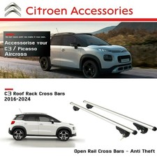 Roof Bars For Citroen C3 Aircross Picasso Cross Bar Rack Easy Fit 2016-2024