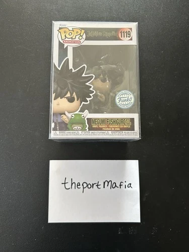 Funko Pop! Vinyl: Jujutsu Kaisen Megumi Fushiguro with Toads 1119 with Protector