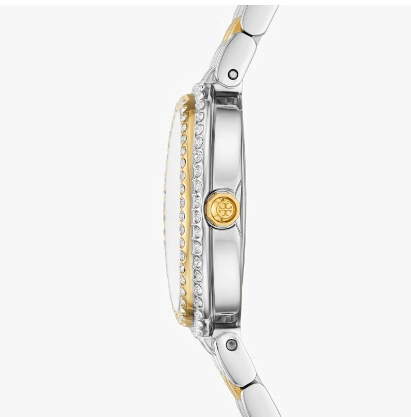 Tory Burch The Oval Mother of Pearl Women's Metal Watch 144765503 thumbnail 5