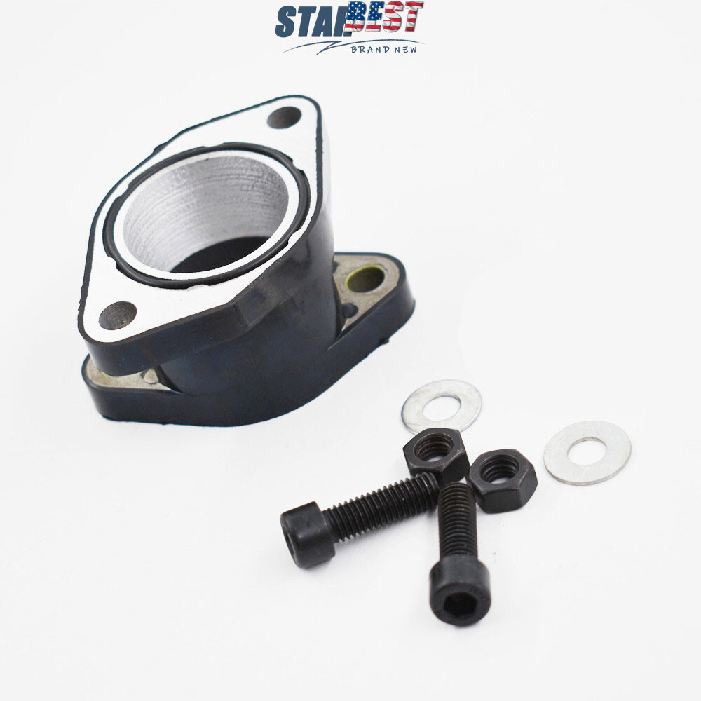 Genrics Intake Manifold For Yamaha Warrior 350 YFM350 Carburetor 1987 - 2004 FREE O-RING - Foto 2