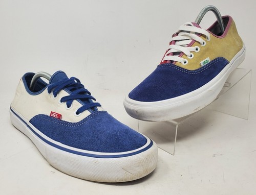 navy blue vans with red stripe