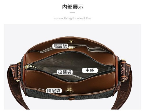 Women's Bag Soft Leather Luxury Ladies Handbag Large Capacity Shoulder Crossbody - Picture 23 of 24