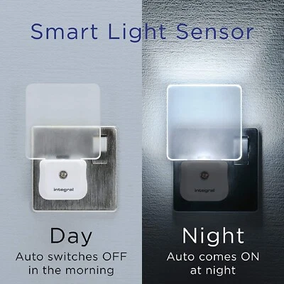 Automatic LED Night Light Plug in Energy Saving Dusk 2 Dawn Sensor Kids Light
