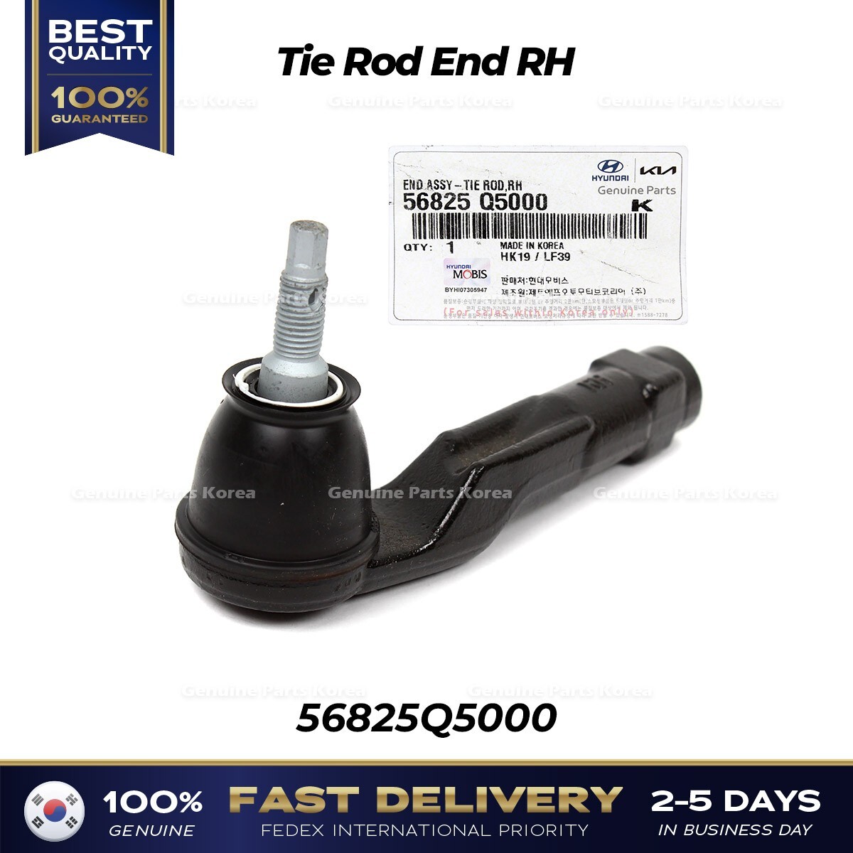 ⭐Genuine⭐ Tie Rod End RH 56825Q5000 for Kia Seltos Soul | eBay