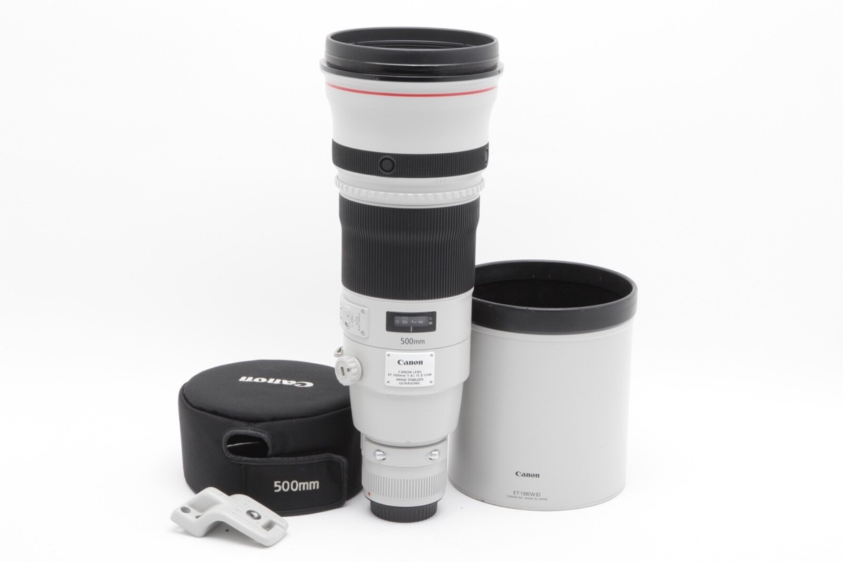 Canon EF 500mm f4 L IS II USM Lens with Hood & Case #43962