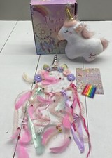 Unicorn Magic Dream Catcher Wall Decor Led Dream Catchers with Plush Unicorn New