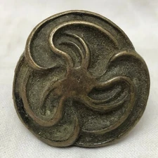 Vintage Small Knob Drawer Door Pull Ornate Furniture Hardware DIY Project