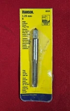 Irwin 8334 4-Flutes Hanson High Carbon Steel Metric Plug Tap 6 L in. - NEW