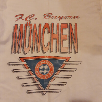 Vintage FC Bayern Munchen M Supporter Fan Shirt 90's Münich