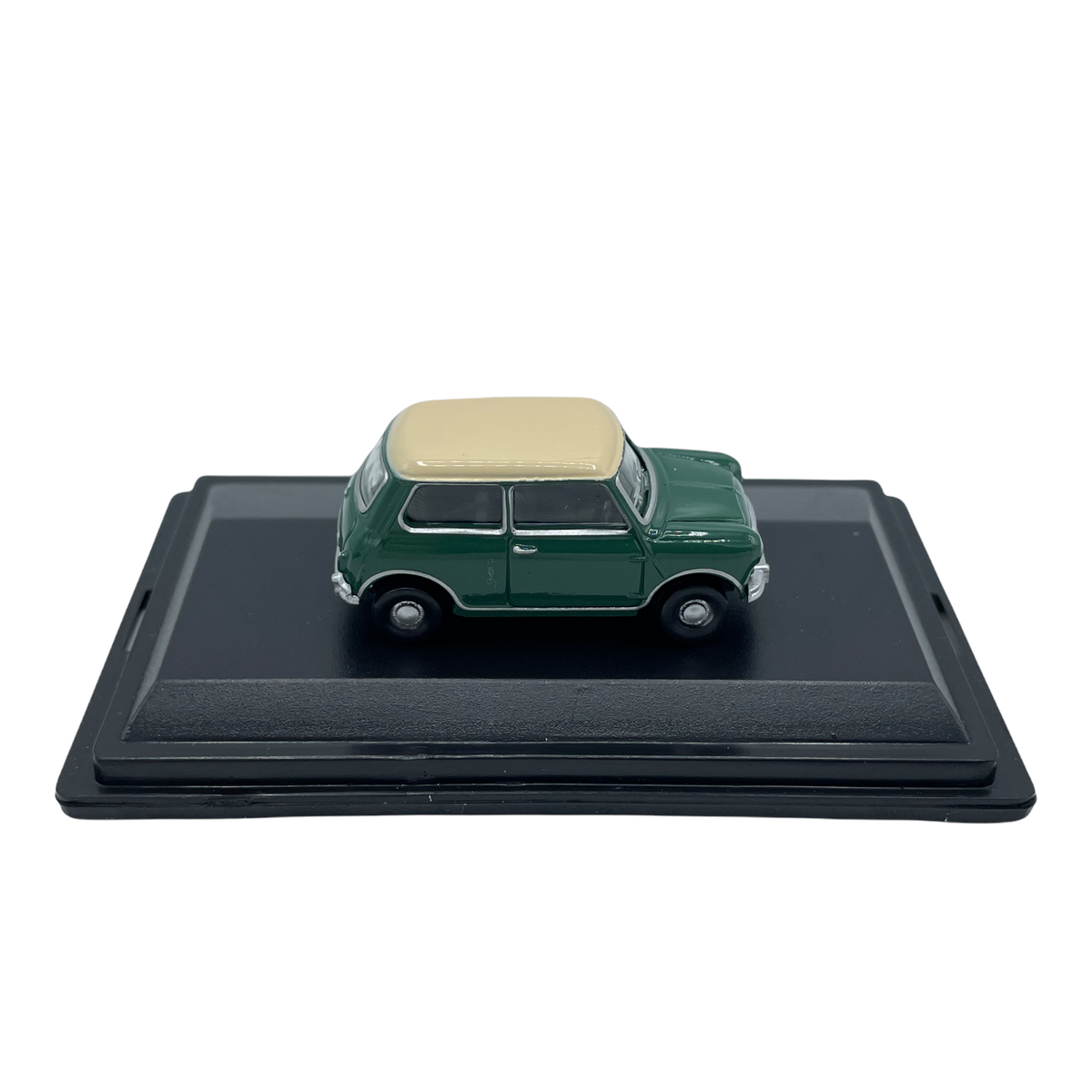 Austin Mini Cooper Almond Green with White Roof Diecast car 1:76